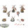 Space Marines - 5 x Jump Pack Intercessors - bemalt