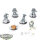 Space Marines - 5 x Heavy Intercessor Squad - unbemalt