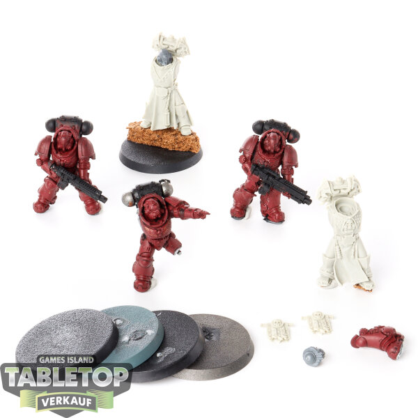 Space Marines - 5 x Heavy Intercessor Squad - teilweise bemalt