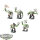 Orks - 5x Ork Nobz klassisch - bemalt