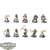 Chaos Space Marines - 10x Chaos Cultists klassisch - bemalt