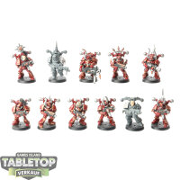 World Eaters - 11x Chaos Space Marines - teilweise bemalt