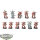 World Eaters - 11x Chaos Space Marines - teilweise bemalt