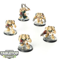 Dark Angels - 5x Deathwing Terminators - bemalt