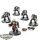 Space Marines - 5x Terminator Squad klassisch - teilweise bemalt