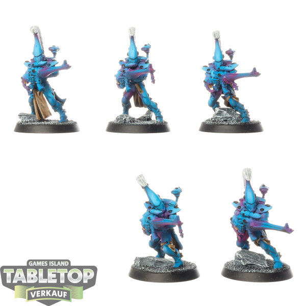 Aeldari - 5x Dire Avengers - bemalt