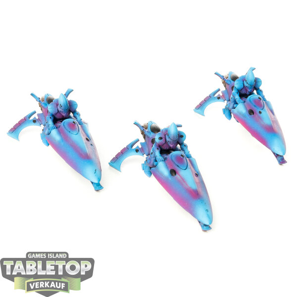 Aeldari - 3x Windriders - bemalt