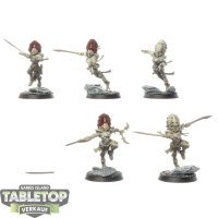Aeldari - 5x Howling Banshees - teilweise bemalt
