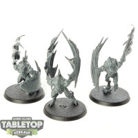 Flesh-eater Courts - 3x Crypt Infernal Courtier - unbemalt