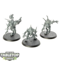 Flesh-eater Courts - 3x Crypt Haunter Courtier - unbemalt
