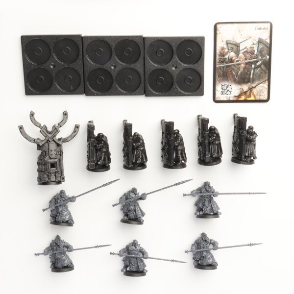 Conquest - 12x Dweghom - Initiates - teilweise bemalt