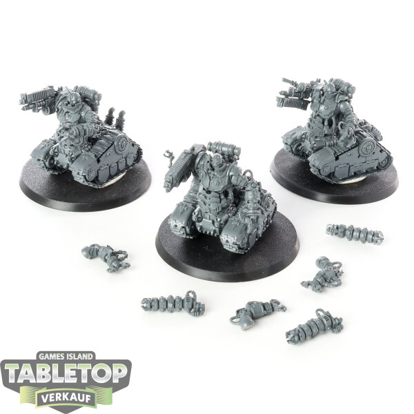 Adeptus Mechanicus - 3x Kataphron Breachers - unbemalt