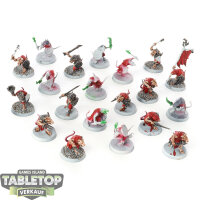 Skaven - 20 Clanrats - teilweise bemalt