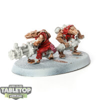 Skaven - Ratling Gun - teilweise bemalt