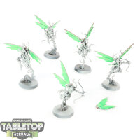 Sylvaneth - 5 Gossamid Archers - teilweise bemalt