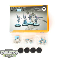 Infinity - 4x Aleph - Posthumans - im Gussrahmen