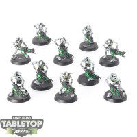Necrons - 10 Necron Warriors - teilweise bemalt