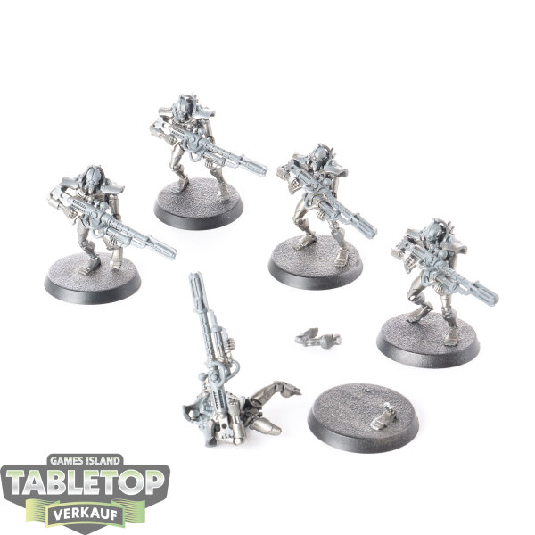 Necrons - 5 Deathmarks - teilweise bemalt