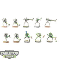 Necrons - 10 Necron Warriors klassisch - bemalt