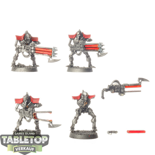 Necrons - 4 Immortals klassisch - bemalt