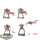 Necrons - 4 Immortals klassisch - bemalt