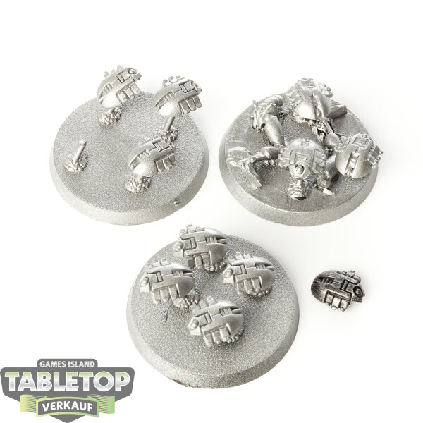 Necrons - 3 Canoptek Scarabs klassisch - grundiert