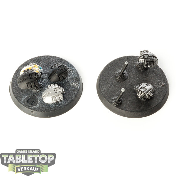 Necrons - 2 Canoptek Scarabs klassisch - teilweise bemalt