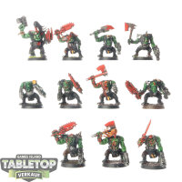 Orks - 11 x Ork Boyz - bemalt