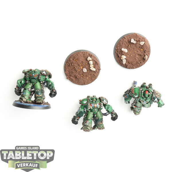 Dark Angels - 3 x Centurion Devastator Squad - bemalt