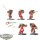 Blood Angels - 5 x Sanguinary Guard klassisch - bemalt