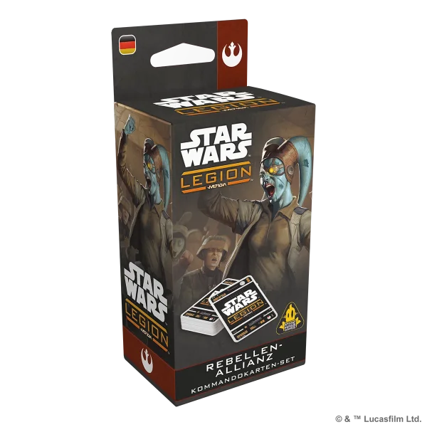 Star Wars: Legion - Rebellen-Allianz Kommandokarten-Set - Deutsch