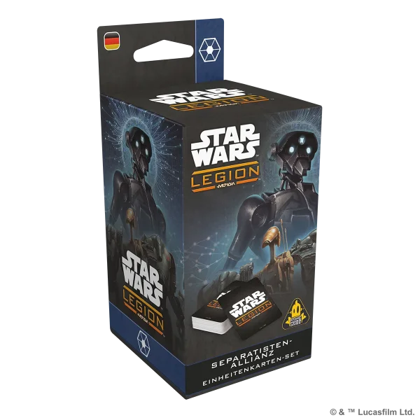 Star Wars: Legion - Separatisten-Allianz Einheitenkarten-Set - German