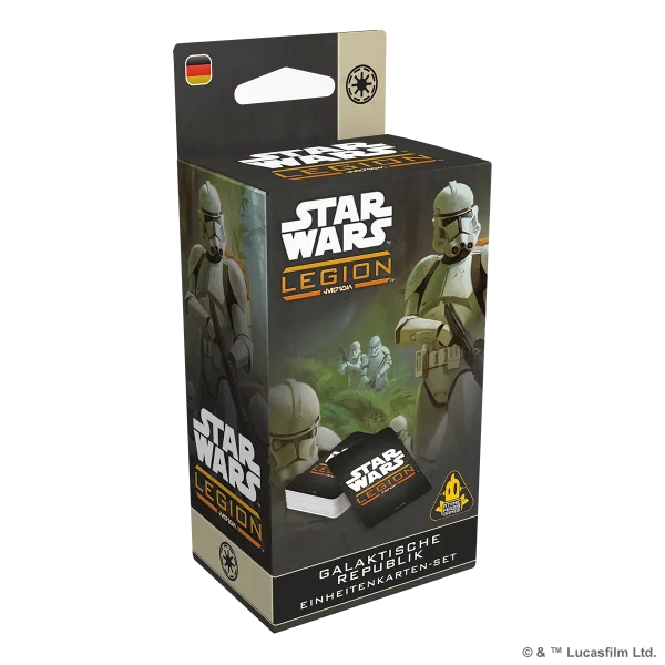 Star Wars: Legion - Galaktische Republik Einheitenkarten-Set - German