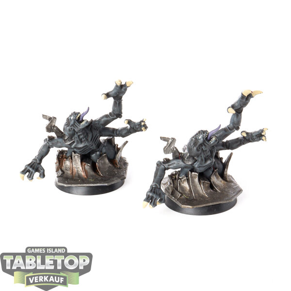 Space Hulk - 2x Genestealer - bemalt