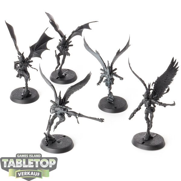 Drukhari - 5x Scourges - grundiert