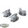 Skaven - 3x Warplock Jezzails - unbemalt