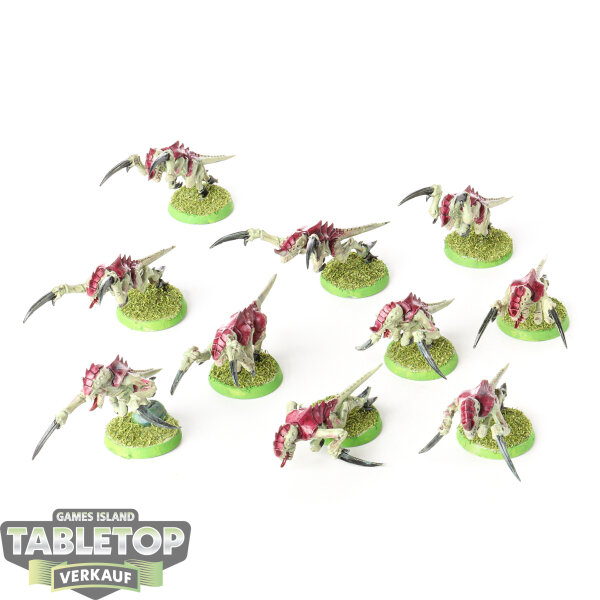 Tyraniden - 10x Hormagaunts - klassisch - teilweise bemalt