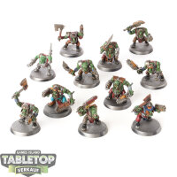 Orks - 11x Ork Boyz - bemalt