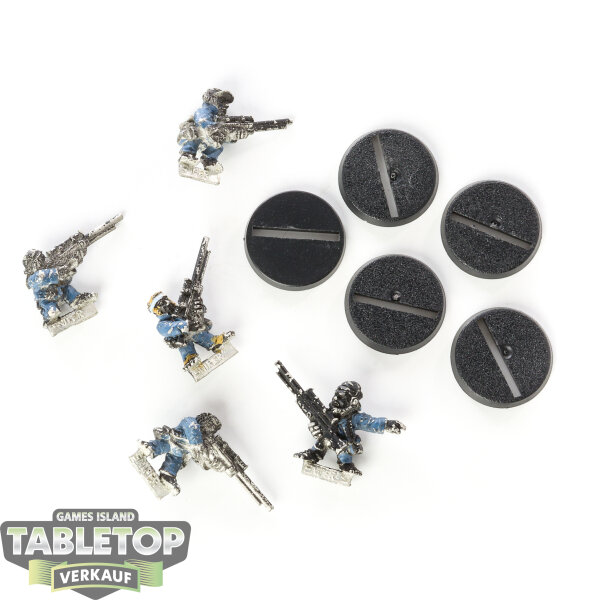 Astra Militarum - 5 Ratlings classic - teilweise bemalt