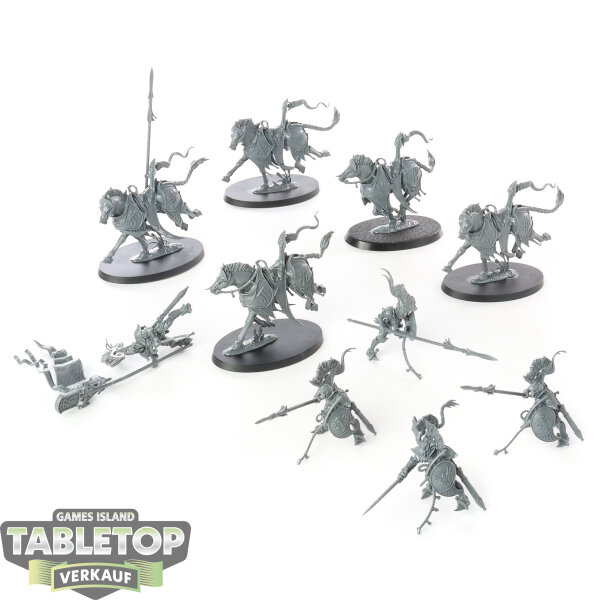 Lumineth Realm Lords - 5 Vanari Dawnriders - unbemalt