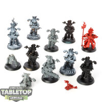 Thousand Sons - 10 Rubric Marines - teilweise bemalt
