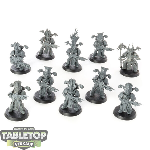 Thousand Sons - 10 Rubric Marines - unbemalt