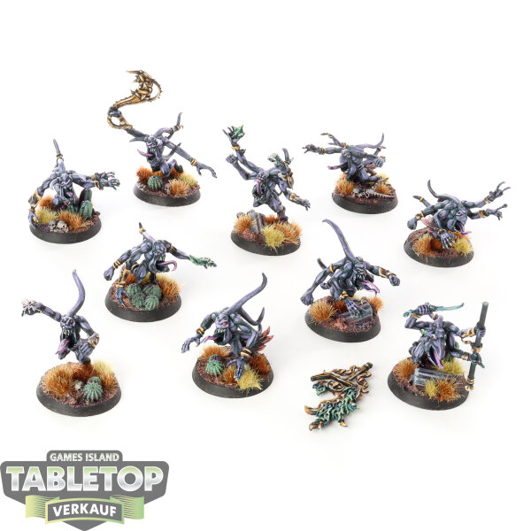 Disciples of Tzeentch - 10 Pink Horrors - bemalt