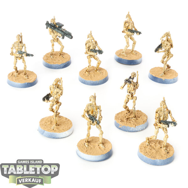 Separatisten Allianz - 9 B1 Battle Droids - teilweise bemalt