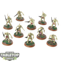 Maggotkin of Nurgle - 10 Plaguebearers - bemalt