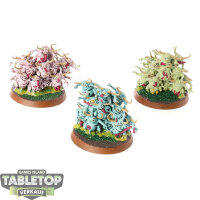 Maggotkin of Nurgle - 3 Nurglings - bemalt