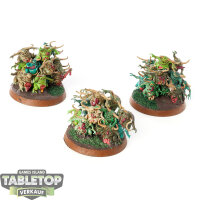 Maggotkin of Nurgle - 3 Nurglings - bemalt