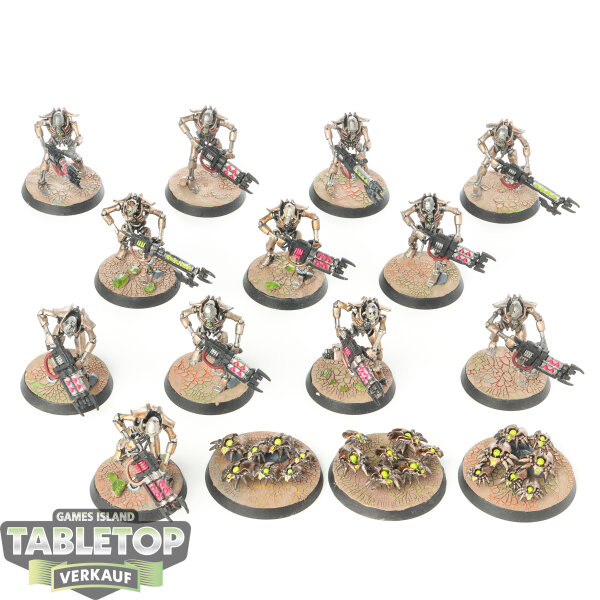Necrons - 12x Necron Warriors - bemalt
