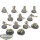 Necrons - 10x Necron Warriors - bemalt