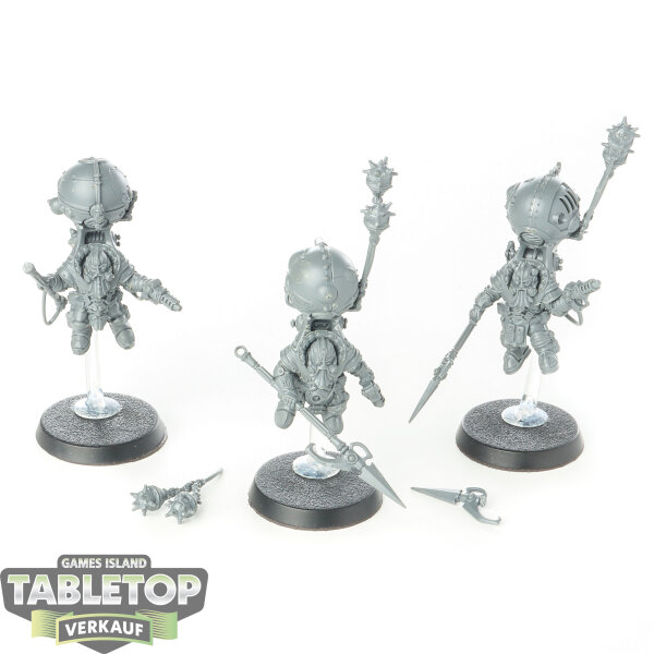 Kharadron Overlords - 3x Skywardens - unbemalt